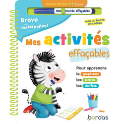 ISBN Bravo les maternelles - Mes activités effaçables - Grande section : Le livre de Patrick Morize