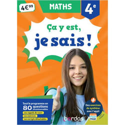 Ça y est, je sais ! Maths 4e (Broché)
