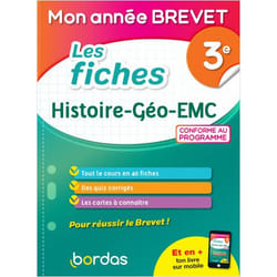 Mon Année Brevet - Les Fiches Histoire Géo Emc 3e
