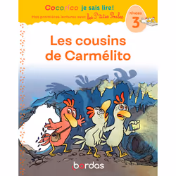 ISBN Cocorico Je sais lire ! 1res lectures avec les P'tites Poules - Les Cousins de Carmélito Niveau 3 : Le livre de Christia ...