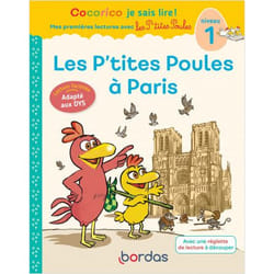 LES P'TITES POULES A PARIS. NIVEAU 1 [ADAPTE AUX DYS], Olivier Marie-Christine