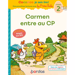 ISBN Cocorico je sais lire ! 1res lectures avec Les P'tites Poules - Carmen entre au CP Niveau 2 DYS : Le livre de Marie-Chri ...
