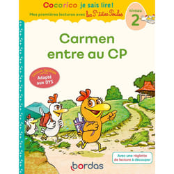 ISBN Cocorico je sais lire ! 1res lectures avec Les P'tites Poules - Carmen entre au CP Niveau 2 DYS : Le livre de Marie-Christine Olivier, Christian Heinrich, Jean-Christophe Raufflet