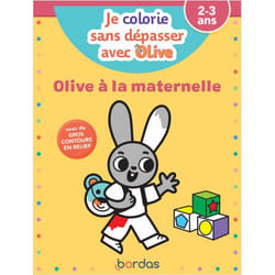 Je colorie sans dépasser avec Olive - Olive à la maternelle