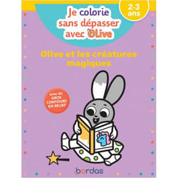 Je colorie sans dépasser avec Olive - Olive et les créatures magiques