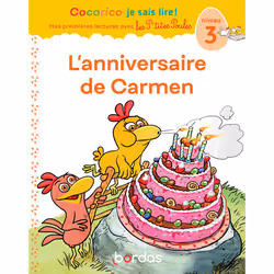 ISBN Cocorico Je sais lire ! 1res lectures avec les P'tites Poules - L'anniversaire de Carmen Niveau 3 : Le livre de Marie-Ch ...