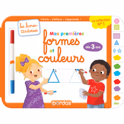 ISBN Les livres-ardoises - Mes premières formes et couleurs : Le livre de Cécile Hudrisier, Virginie Chiodo, Éducatif, 12 pag ...