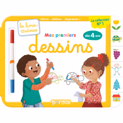 ISBN Les livres-ardoises - Mes premiers dessins : Le livre de Cécile Hudrisier, Virginie Chiodo, Éducatif, 12 pages