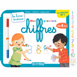 ISBN Les livres-ardoises - Mes premiers chiffres : Le livre de Cécile Hudrisier, Mélisande Luthringer, Éducatif, 12 pages