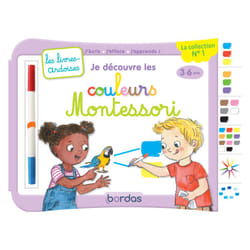 ISBN Les livres-ardoises - Je découvre les couleurs Montessori : Le livre de Cécile Hudrisier, Pascal Gauffre