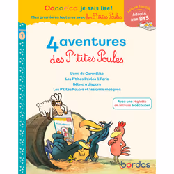 ISBN Cocorico Je sais lire ! 1res lectures - 4 aventures P'tites Poules - Niveau 1 - DYS : Le livre de Marie-Christine Olivie ...