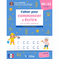 ISBN Cahier pour commencer à écrire MS GS : Le livre de Laura Lefebvre, Pierre Caillou, Éducatif, 32 pages