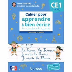 ISBN Cahier pour apprendre à bien écrire CE1 : Le livre de Laura Lefebvre, Pierre Caillou, Éducatif, 48 pages