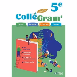 Cahier de français 5e ColléGram. Edition 2024