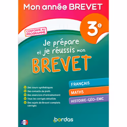 ISBN Je prépare et je réussis mon brevet : Le livre de Thomas Gargallo, Sylvain Ansart, Marie Istace, Éducatif, 192 pages