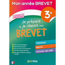 ISBN Je prépare et je réussis mon brevet : Le livre de Thomas Gargallo, Sylvain Ansart, Marie Istace