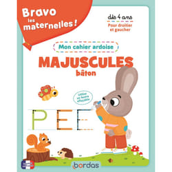 ISBN Bravo les maternelles - Mon cahier ardoise - Majuscules bâton dès 4 ans : Le livre de Vanessa Vautier