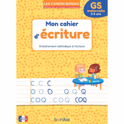 ISBN Les cahiers Bordas - Mon cahier d'écriture - GS : Le livre de Danièle Bastien, Éducatif, 24 pages