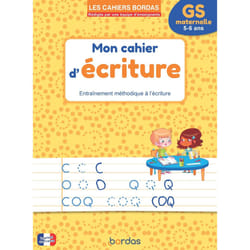 ISBN Les cahiers Bordas - Mon cahier d'écriture - GS : Le livre de Danièle Bastien