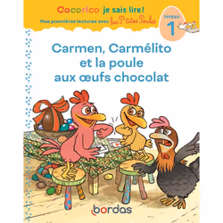 ISBN Cocorico Je sais lire ! 1res lectures - Carmen, Carmélito et la poule aux oeufs chocolat Niveau 1 : Le livre de Marie-Ch ...
