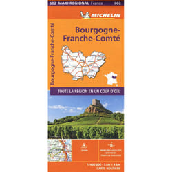 Carte Régionale Maxi- Bourgogne-Franche-Comté (Carte)