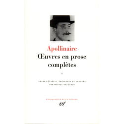 Oeuvres en prose complètes Tome 1
