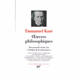 ISBN Oeuvres Philosophiques T.1 : Des Premiers Ecrits A La Critique De La Raison Pure, philosophie, Français, Livre broché