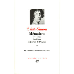 Mémoires, additions au journal de Dangeau Tome 4