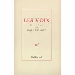 ISBN Les Voix, Français, 172 pages
