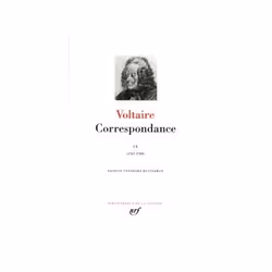 Éditions Gallimard CORRESPONDANCE IX: JUILLET 1767- SEPTEMBRE 1769, Français, Couverture rigide, 1601 pages