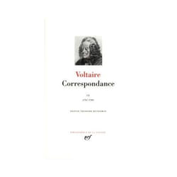 Éditions Gallimard CORRESPONDANCE IX: JUILLET 1767- SEPTEMBRE 1769 Couverture rigide