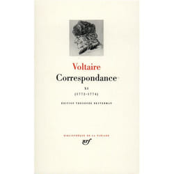 Éditions Gallimard CORRESPONDANCE XI: JUILLET 1772 - DECEMBRE 1774 Couverture rigide