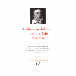 ISBN Anthologie bilingue de la poésie anglaise, Français, 2096 pages