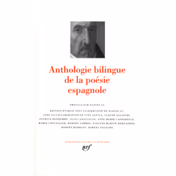 ISBN Anthologie bilingue de la poésie espagnole, Français, 1456 pages