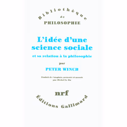 ISBN L'idée d'une science sociale et sa relation à la philosophie, Français, 240 pages