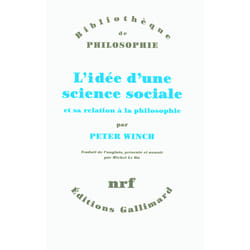 L'idée d'une science sociale et sa relation à la philosophie