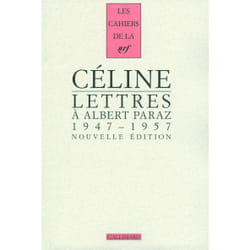 Les cahiers de la NRF : lettres à Albert Paraz (1947-1957)