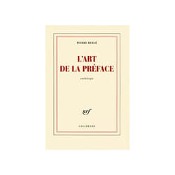 L'art de la préface