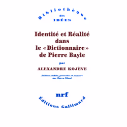 ISBN Identité et Réalité dans le «Dictionnaire» de Pierre Bayle, Français, 120 pages