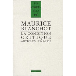 La Condition critique
