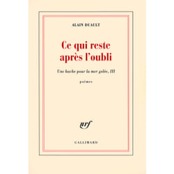 Une hache pour la mer gelée t.3 - ce qui reste après l'oubli