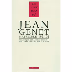 ISBN Jean Genet matricule 192.102, Français, 464 pages
