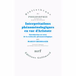ISBN Interprétations phénoménologiques en vue d'Aristote, Français, 288 pages