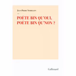 ISBN Poète bin qu'oui, poète bin qu'non ?, Français, 144 pages