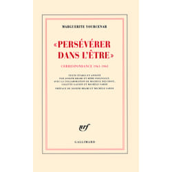 Persévérer dans l'être - correspondance 1961-1963