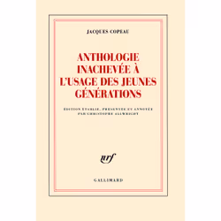 ISBN Anthologie inachevée à l'usage des jeunes générations, Français, 448 pages