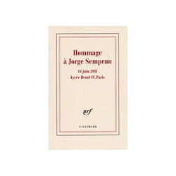 Hommage à Jorge Semprun