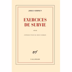 Éditions Gallimard EXERCICES DE SURVIE, Français, Livre broché, 109 pages