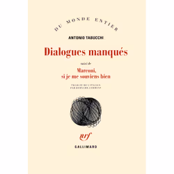 ISBN Dialogues manqués, Français, 112 pages