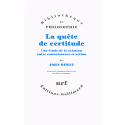 ISBN La quête de certitude, Français, 352 pages